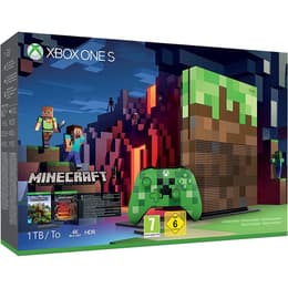 Xbox One S 1000GB - Marrone - Edizione limitata Minecraft + Minecraft
