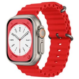 Smart Watch Cardio­frequenzimetro Generico QS8 ULTRA - Rosso