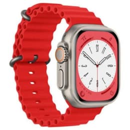 Smart Watch Cardio­frequenzimetro Generico QS8 ULTRA - Rosso