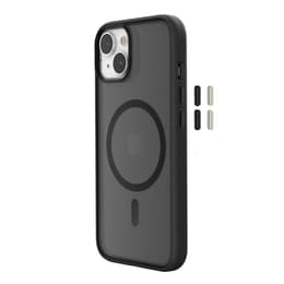 Cover iPhone 14 Plus - Materiale naturale - Nero