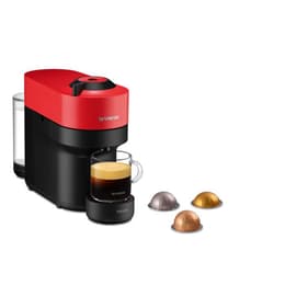 Macchina da caffè a capsule Compatibile Nespresso Krups Vertuo Pop L - Rosso/Nero