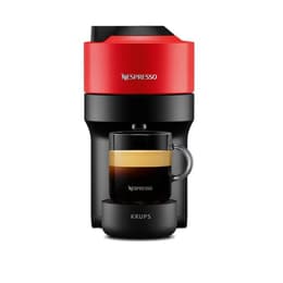 Macchina da caffè a capsule Compatibile Nespresso Krups Vertuo Pop L - Rosso/Nero