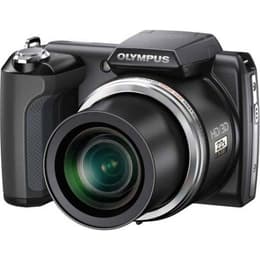 Macchina fotografica compatta SP-610UZ - Nero + Olympus 22x Wide Optical Zoom ED 28–616mm f/3.3–5.7 f/3.3–5.7