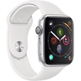 Apple Watch (Series 4) 2018 GPS 44 mm - Alluminio Argento - Sport Bianco