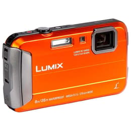 Macchina fotografica compatta Lumix DMC-FT30 - Arancione + Panasonic Lumix DC Vario 25-100mm f/3.9-5.7 f/3.9-5.7