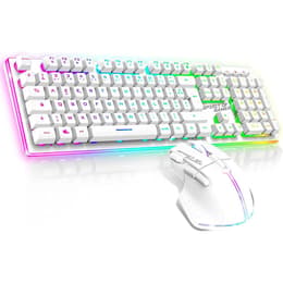 Spirit Of Gamer Tastiera AZERTY Francese wireless retroilluminata Ultimate 600 combo