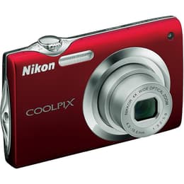 Macchina fotografica compatta Coolpix S3000 - Rosso + Nikon Nikon Nikkor 4x Wide Optical Zoom 27-108 mm f/3.2-5.9 f/3.2-5.9
