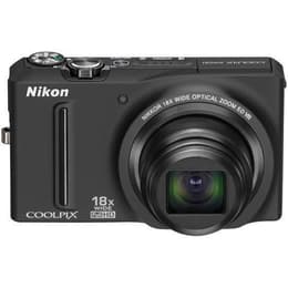 Fotocamera compatta Nikon Coolpix S9100 - Nera
