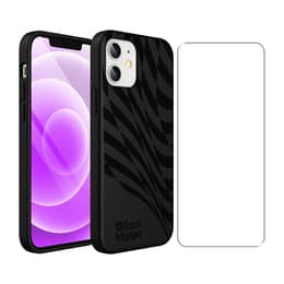 Back Market Cover iPhone 12 mini e shermo protettivo - Plastica riciclata - Nero