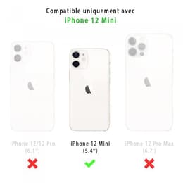 Back Market Cover iPhone 12 mini e shermo protettivo - Plastica riciclata - Nero