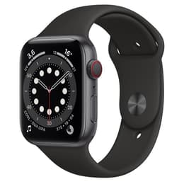 Apple Watch (Series 6) 2020 GPS + Cellular 44 mm - Alluminio Grigio Siderale - Nero