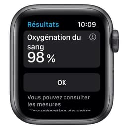 Apple Watch (Series 6) 2020 GPS + Cellular 44 mm - Alluminio Grigio Siderale - Nero