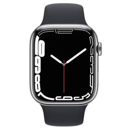 Apple Watch Series 7 (2021) GPS + Cellular 45 mm - Acciaio inossidabile Argento