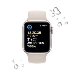 Apple Watch Series SE 2 (2022) GPS + Cellular 44 mm - Alluminio Galassia - Cinturino Sport Galassia