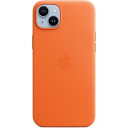 Custodia in pelle Apple - iPhone 14 Plus - Magsafe - Pelle Arancione