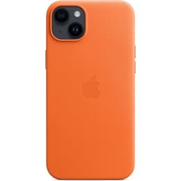 Custodia in pelle Apple - iPhone 14 Plus - Magsafe - Pelle Arancione