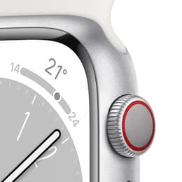 Apple Watch Series 8 (2022) GPS + Cellular 45 mm - Acciaio inossidabile Argento