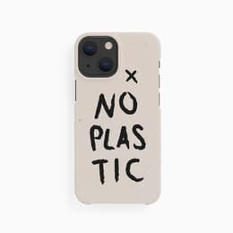 Cover iPhone 13 - Materiale naturale - Bianco