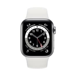 Apple Watch (Series 7) 2021 GPS 45 mm - Alluminio Argento - Cinturino Sport Bianco