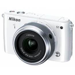 Telecamera ibrida - Nikon 1 s1 - Bianco + Nikkor Target 11-27.5