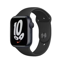 Apple Watch (Series 7) 2021 GPS + Cellular 45 mm - Alluminio Nero - Cinturino Sport Nero