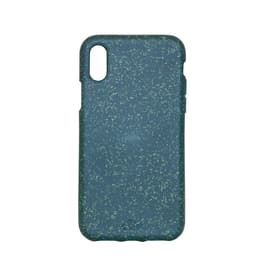 Cover iPhone XS - Materiale naturale - Verde
