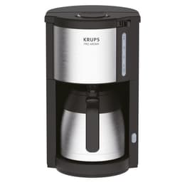 Caffettiera Senza capsule Krups Pro Aroma KM305D 1L - Nero/Argento