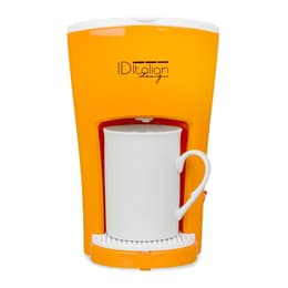 Caffettiera Senza capsule Italian Design IDECUCOF01 Funny Pro Coffee Maker 0,1500L - Bianco/Arancione