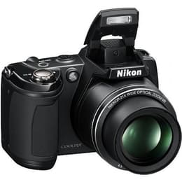 Fotocamera Bridge compatta Coolpix L310 - Nero + Nikon Wide Optical Zoom VR Nikkor 25-525mm f/3.1-5.8 f/3.1-5.8