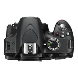 Reflex Camera - Nikon D3200 - Nero - Senza target