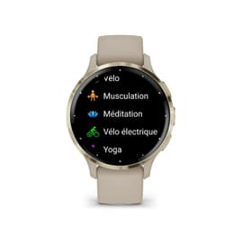 Smart Watch Garmin Cardio­frequenzimetro GPS Venu 3S - Beige