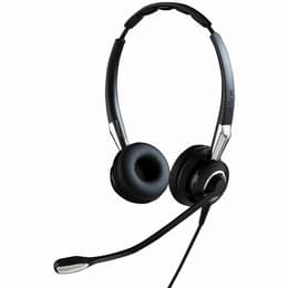Cuffie riduzione del rumore a filo con microfono Jabra BIZ 2400 II Duo QD - Nero
