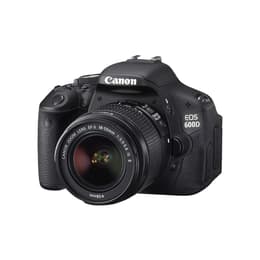 Reflex - Canon EOS 600D Nero + Obbietivo Canon EF-S 18-55mm f/3.5-5.6 IS STM