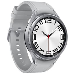 Smart Watch Samsung Cardio­frequenzimetro GPS Galaxy Watch 6 Classic 47mm - Argento