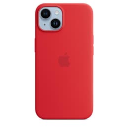 Custodia in silicone Apple - iPhone 14 Plus - Magsafe - Silicone Rosso