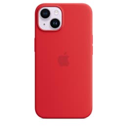 Custodia in silicone Apple - iPhone 14 Plus - Magsafe - Silicone Rosso