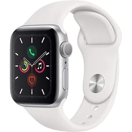 Apple Watch (Series 5) 2019 GPS + Cellular 40 mm - Alluminio Argento - Cinturino Modern Bianco