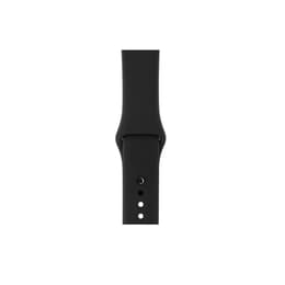 Apple Watch (Series 3) 2017 GPS 42 mm - Alluminio Grigio Siderale - Sport Nero