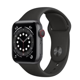 Apple Watch (Series 6) 2020 GPS + Cellular 40 mm - Alluminio Grigio Siderale - Cinturino Sport Nero