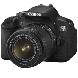 Reflex Canon EOS 650D - Nero + Obiettivi Canon EF-S 18-55mm f/3.5-5.6 IS II