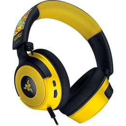 Cuffie riduzione del rumore gaming a filo con microfono Razer Kraken V4 X Pokemon Edition - Giallo