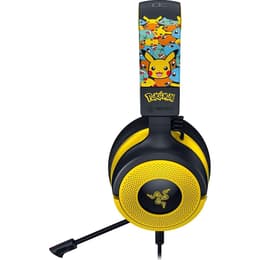 Cuffie riduzione del rumore gaming a filo con microfono Razer Kraken V4 X Pokemon Edition - Giallo