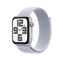Apple Watch Series SE 2 (2022) GPS 44 mm - Alluminio Argento - Sport loop Blu