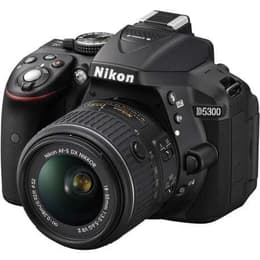 Reflex Camera - Canon D5300 - Nero + Lente 18-55mm f / 3.5-5.6G VR II