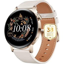 Smart Watch Cardio­frequenzimetro GPS huawei gt 3 42mm - Bianco (Pearl white)