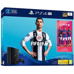 PlayStation 4 Pro 1000GB - Nero + FIFA 19