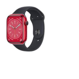Apple Watch (Series 8) 2022 GPS + Cellular 45 mm - Alluminio Rosso - Cinturino Sport Nero