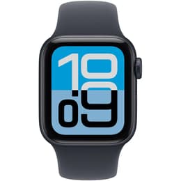Apple Watch (2025) GPS + Cellular 44 mm - Alluminio Mezzanotte - Cinturino Sport Midnight