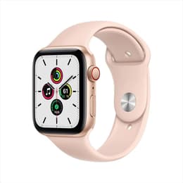 Apple Watch (Series SE) 2020 GPS + Cellular 44 mm - Alluminio Oro - Cinturino Sport Rosa sabbia