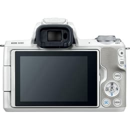 Fotocamera Bridge compatta EOS M50 - Bianco + Canon EF-M 15-45mm f/3.5-6.3 IS STM f/3.5-6.3